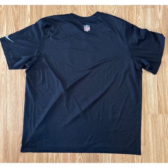 Pittsburgh Steelers Shirt 2XL Black Nike Dri-Fit NFL On Field Apparel Polyester - Picture 6 of 8